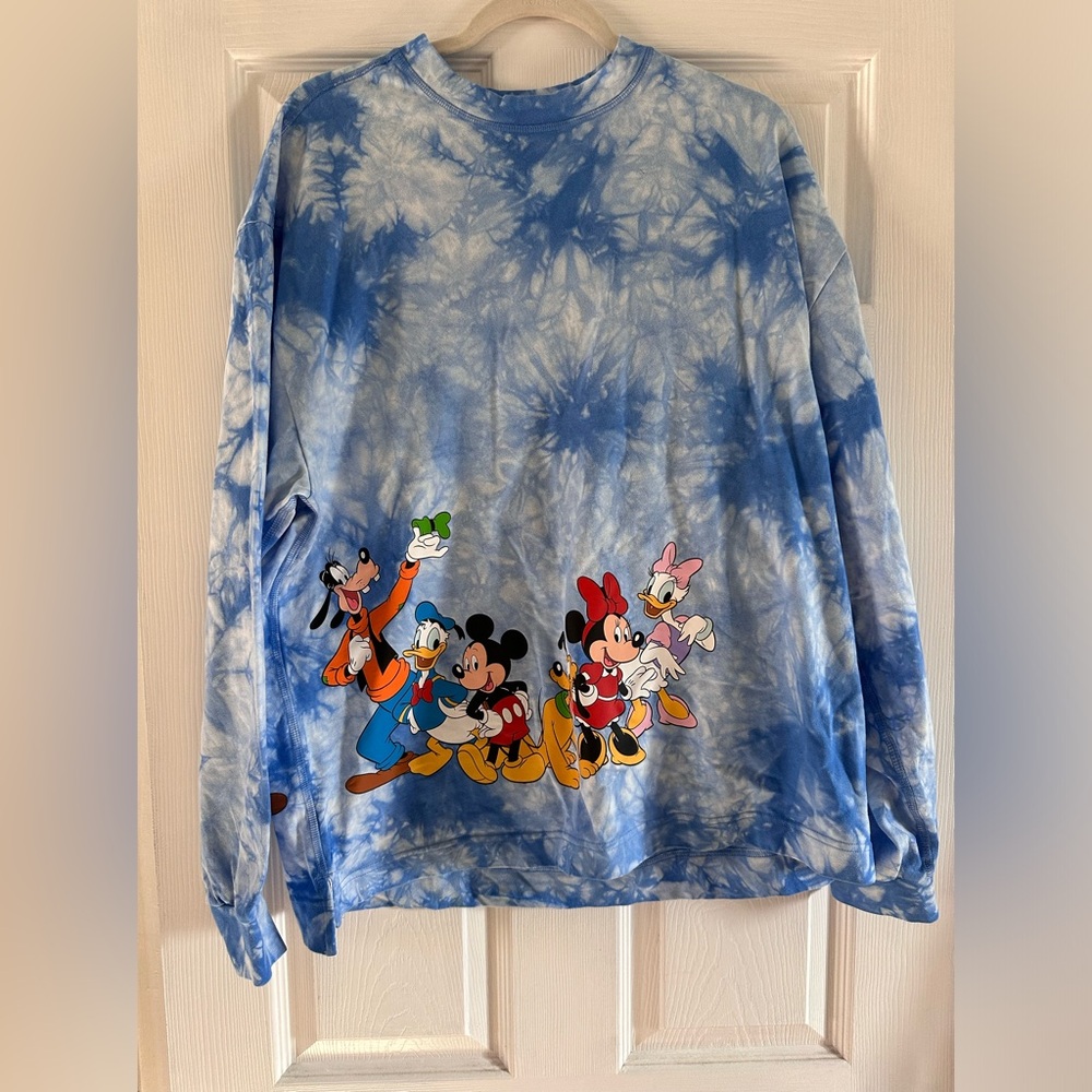 LIMITED EDITION - Mickey Mouse & Friends Tie-Dye Disney Celebration Crew - NWT - Picture 2 of 6